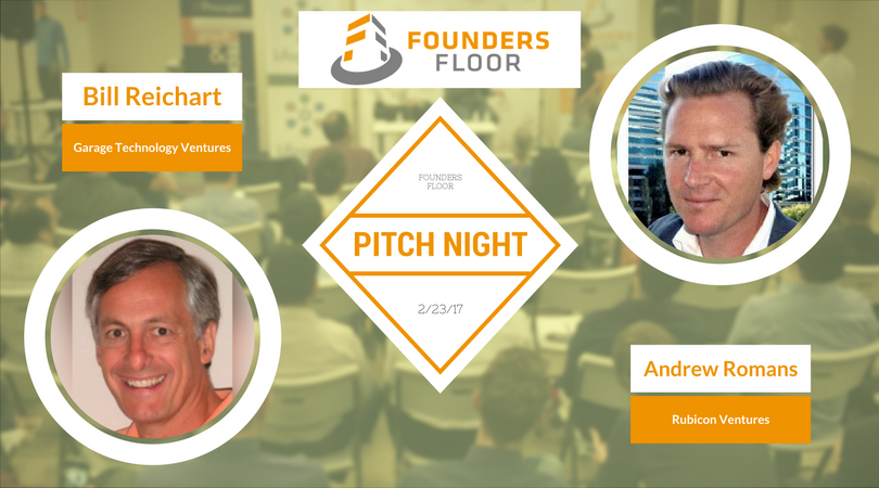 Pitch Night with 2 VCs from Garage Ventures and Rubicon Venture Capital