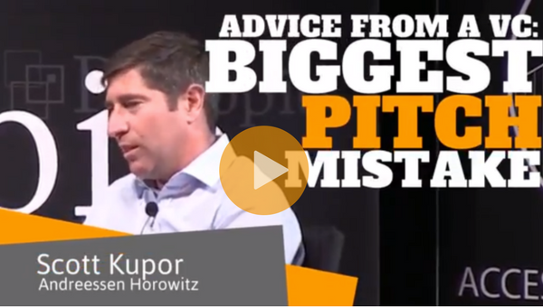 Video: Advice from a VC – The Biggest Pitch Mistake