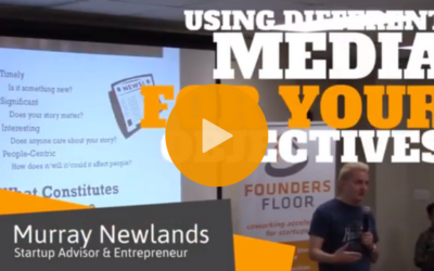 Video: Murray Newlands on How To Use Different Media to Promote Your Startup