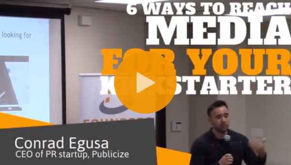 Video: Conrad Egusa on How to Reach Reporters About Your Kickstarter