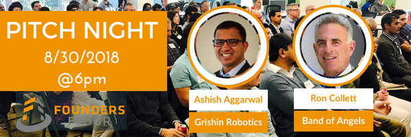 Pitch Night & Investor Panel Discussion With Grishin Robotics & Band of Angels