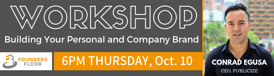 Startup Workshop: Building Your Personal and Company Brand