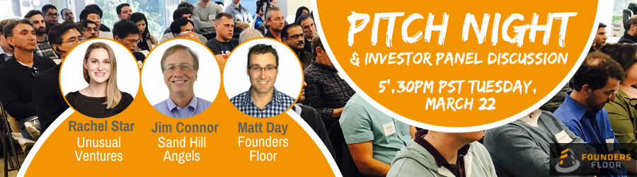 Pitch Night & Investor Panel Discussion with Unusual Ventures and Sand Hill Angels